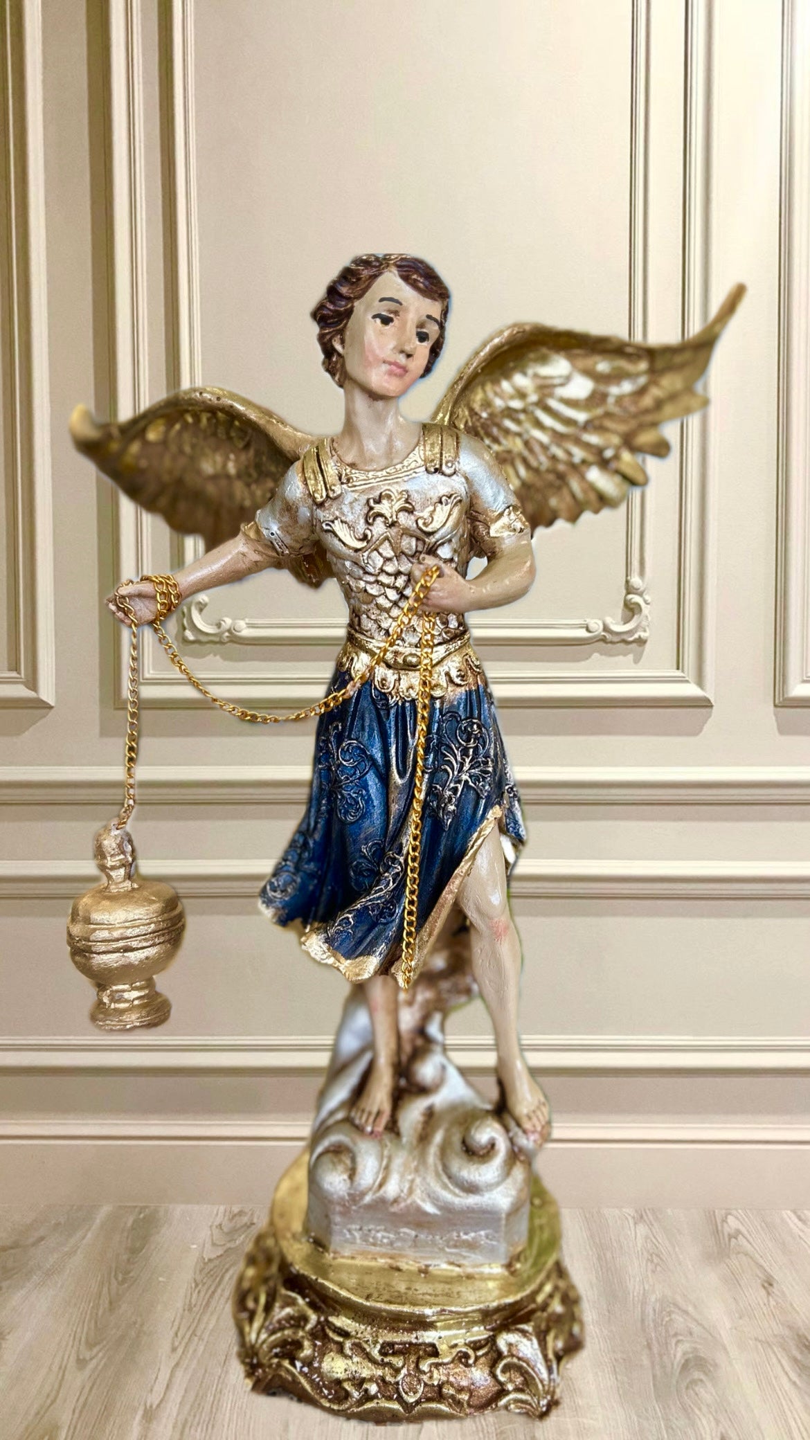 Figura del Arcángel Zadquiel. 40cm