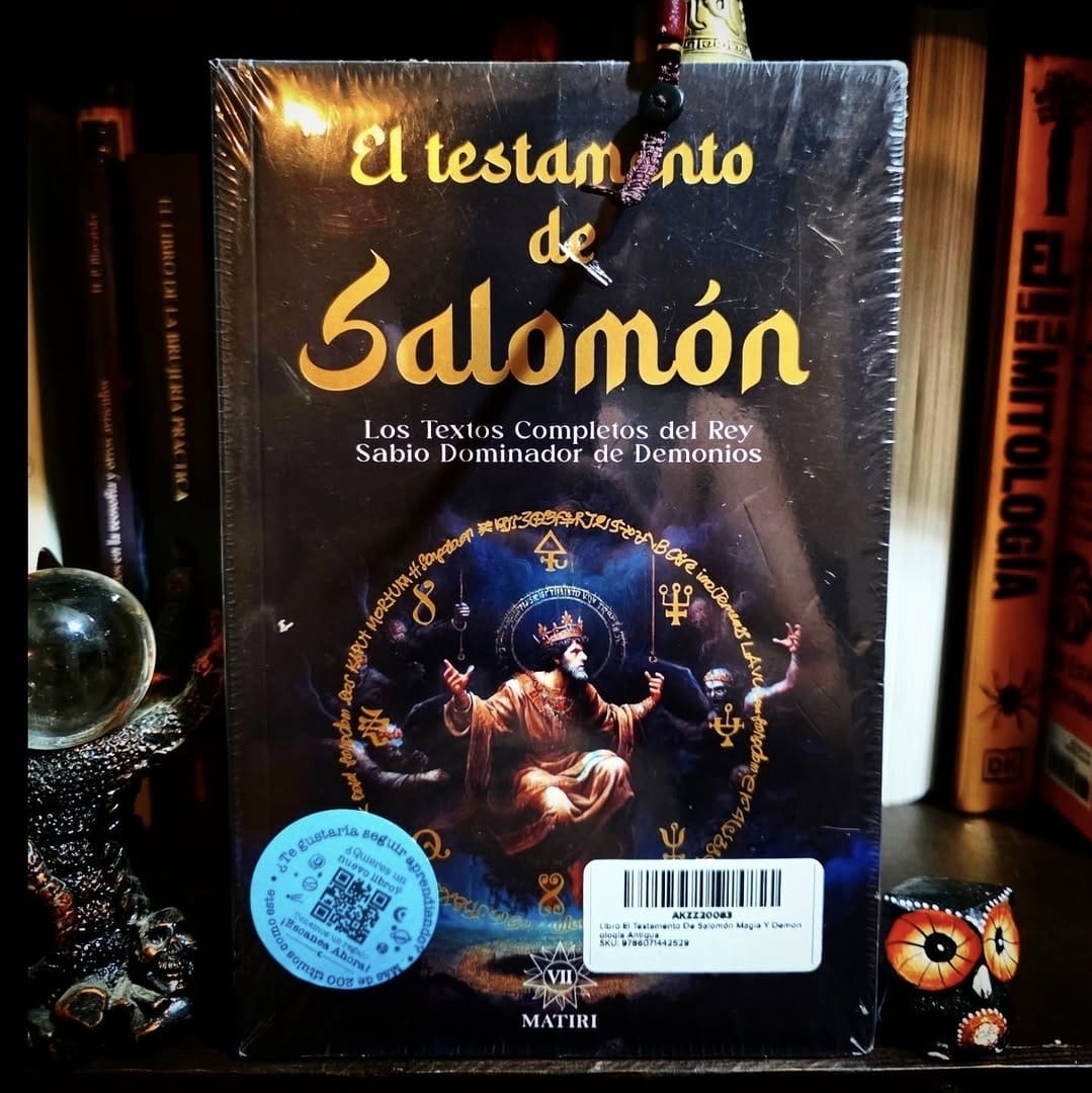 Libro “El Testamento De Salomón. Los Textos Completos Del Rey Sabio Dominador De Demonios.”