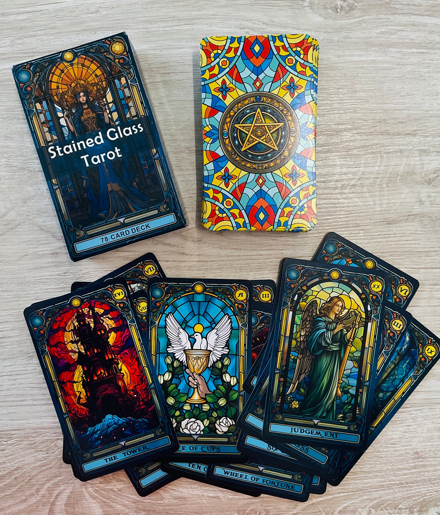Tarot Stained Glass
