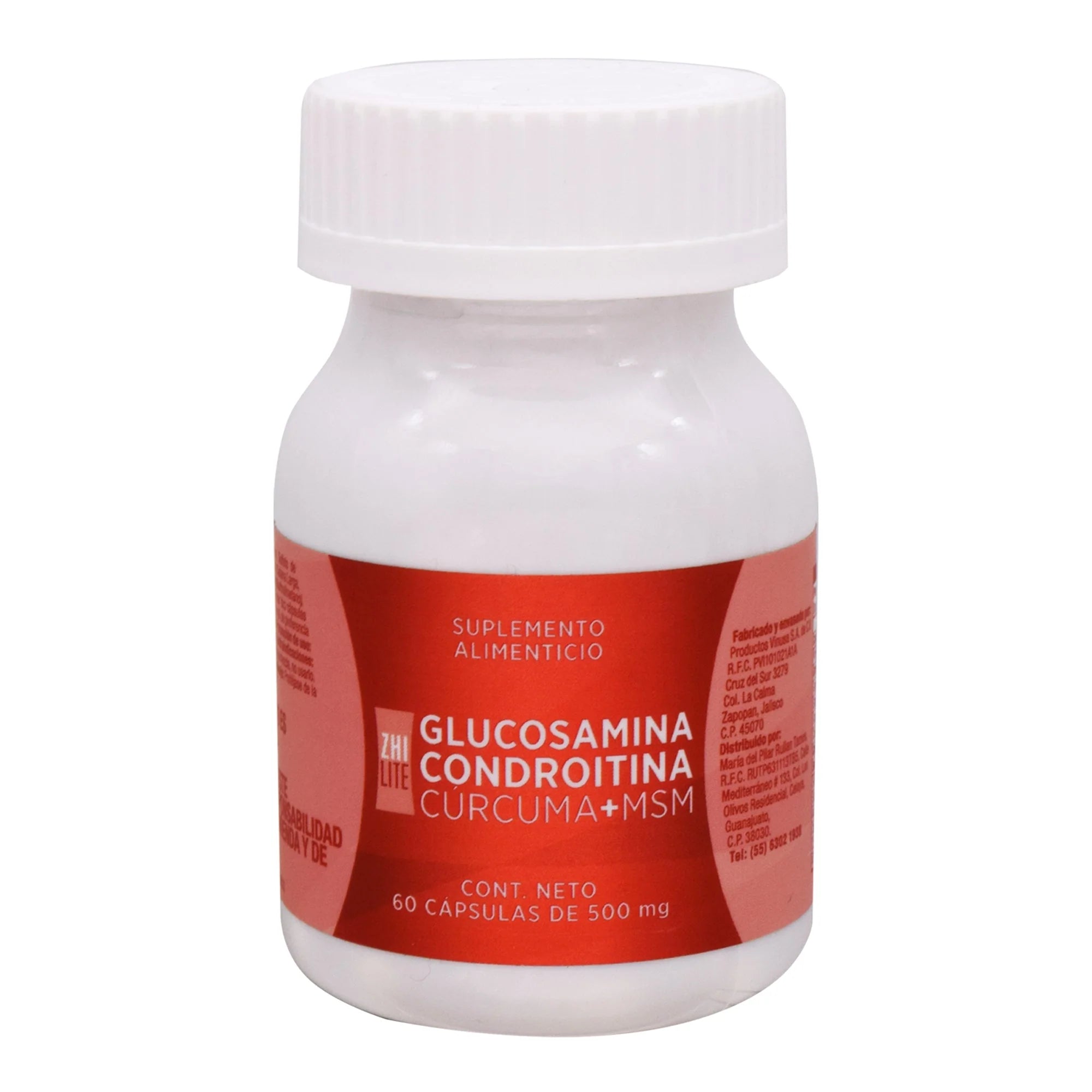 Glucosamina, Condroitina, Cúrcuma y MSM Baruch Tienda Natural