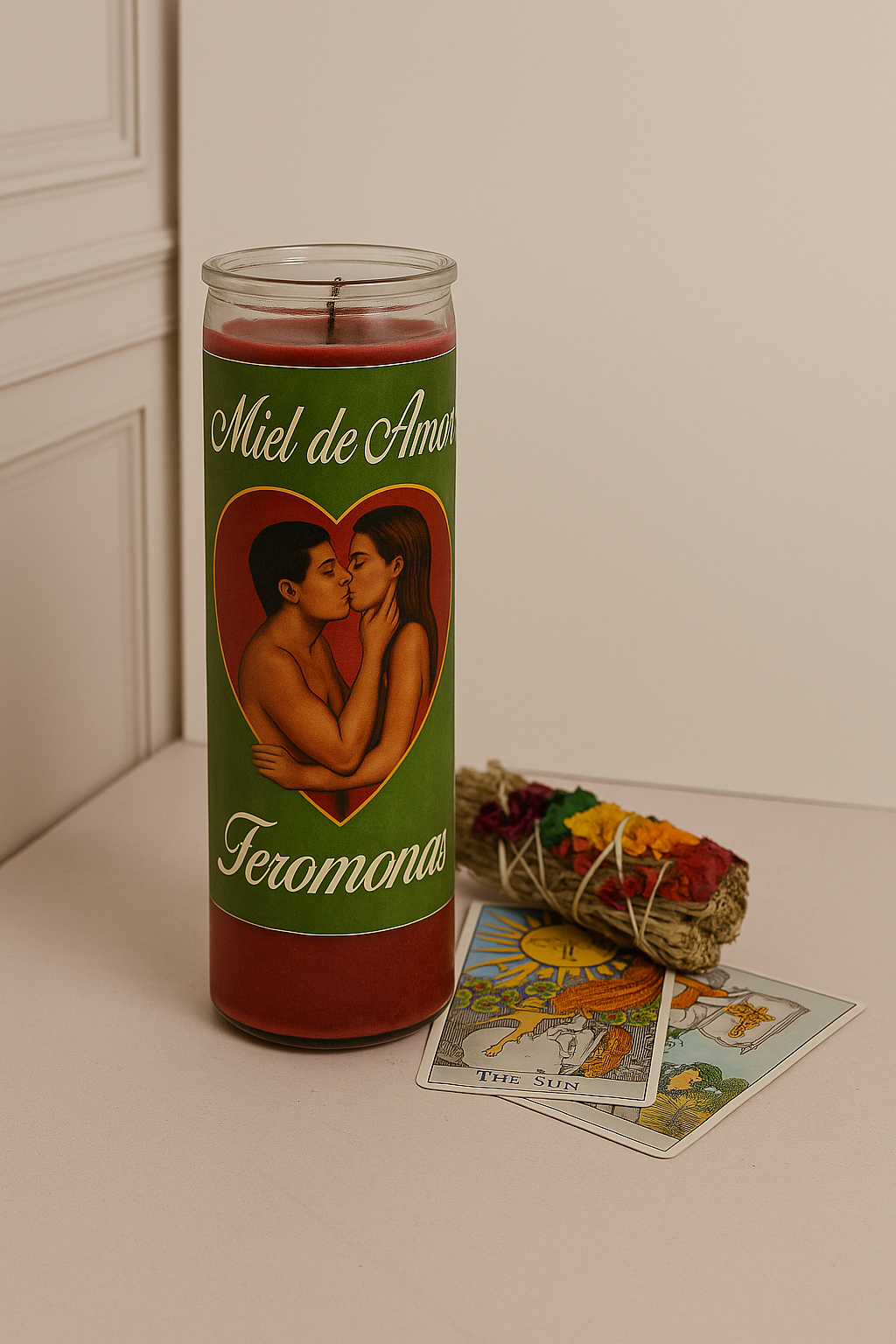 Veladora Miel de Amor.