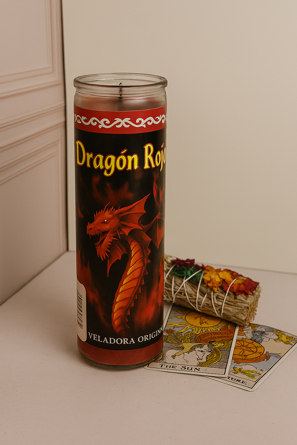 Veladora Dragón Rojo
