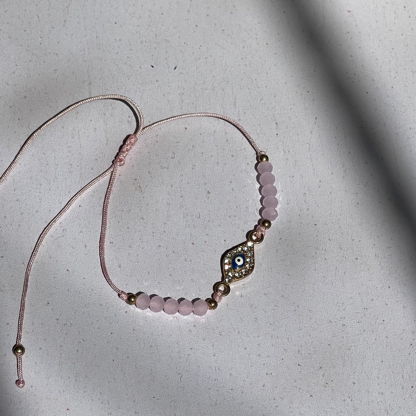 Pulseras Ajustables con Dije de Brillo