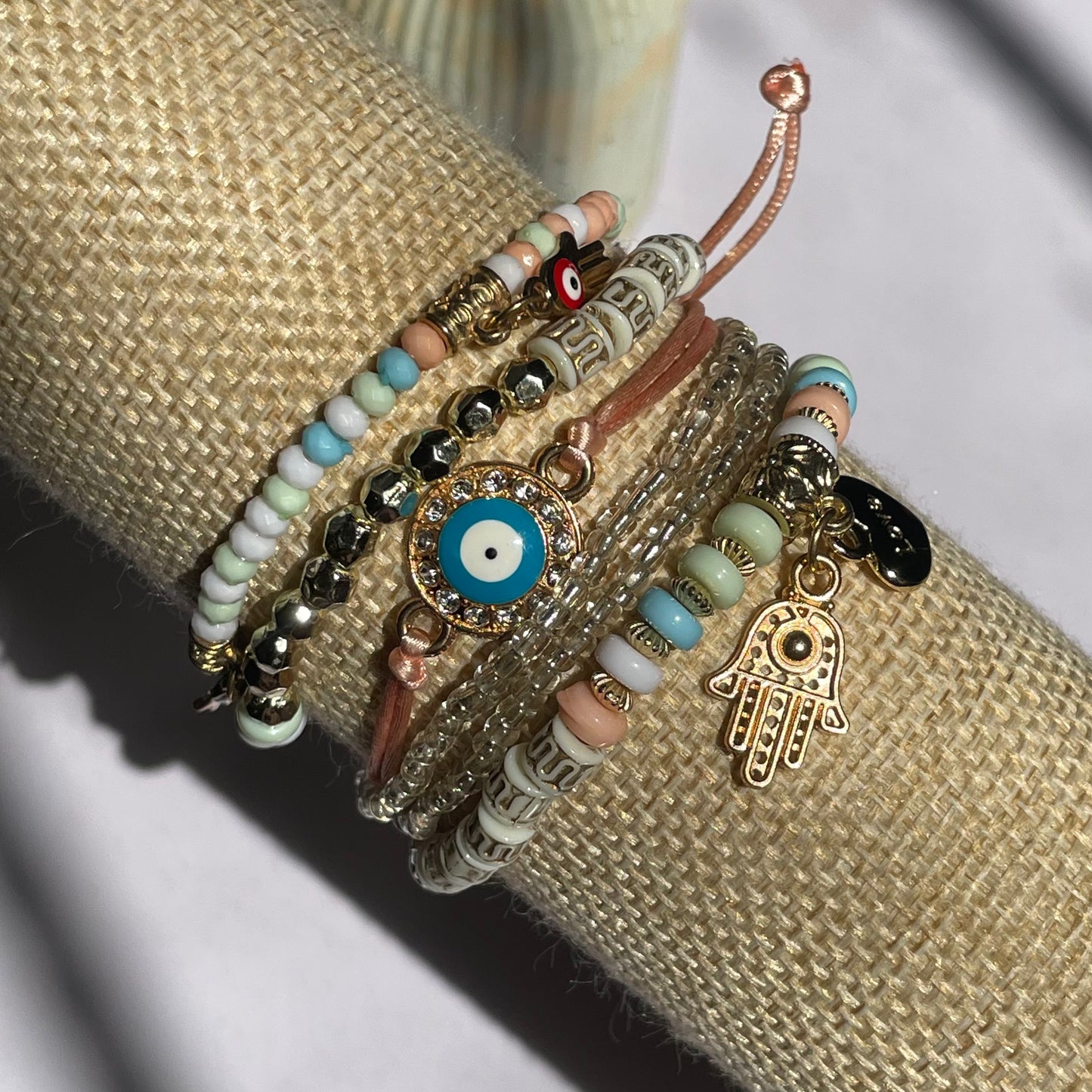 Set de Pulseras Amistad (5 Colores)