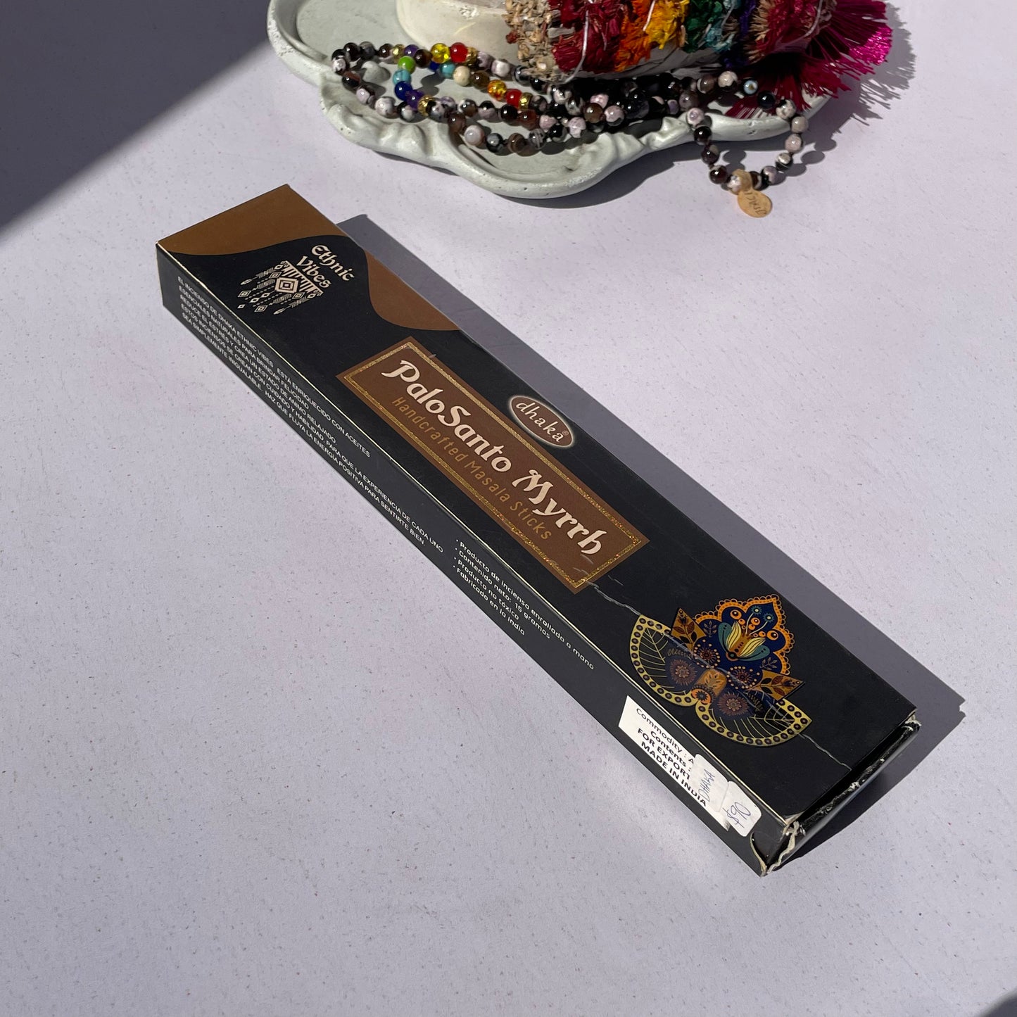 Incienso Premium de Palo Santo y Mirra DHAKA