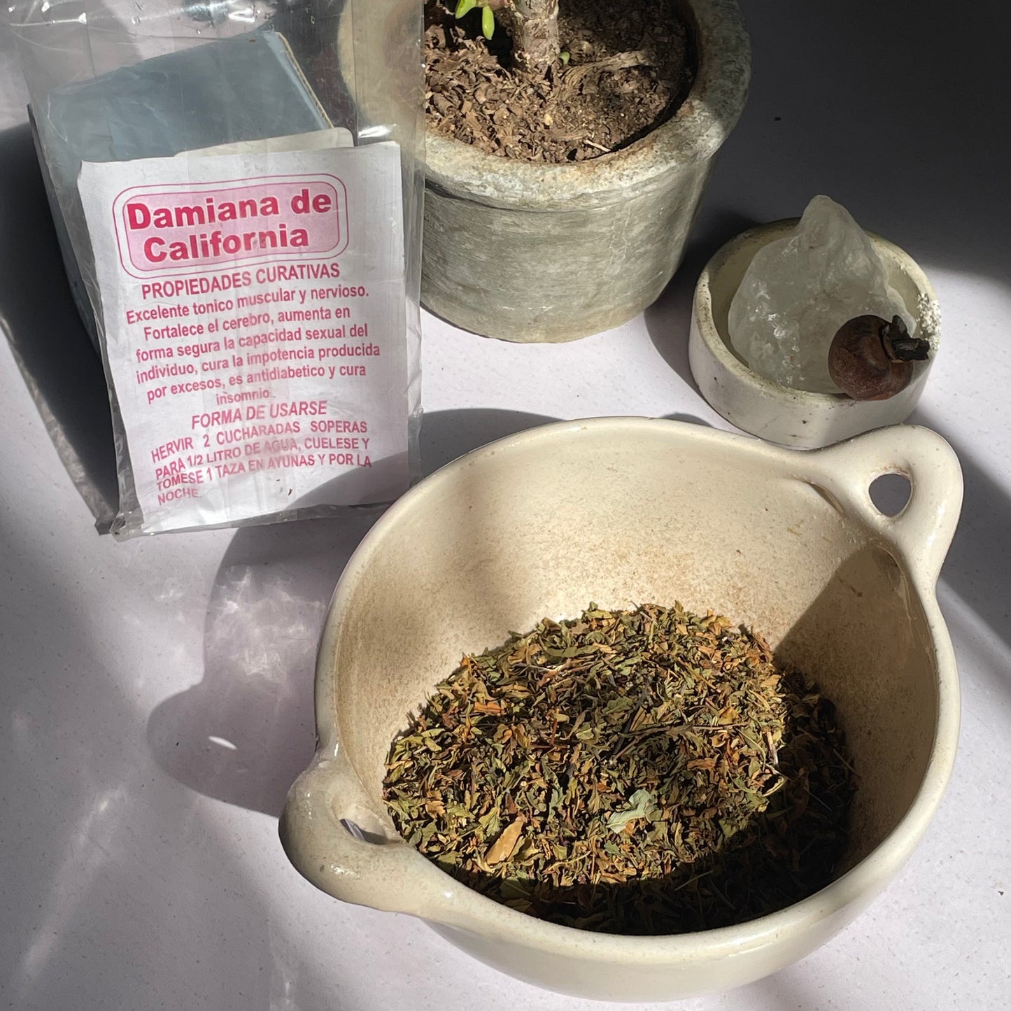 Te Natural Compuesto de Damiana de California