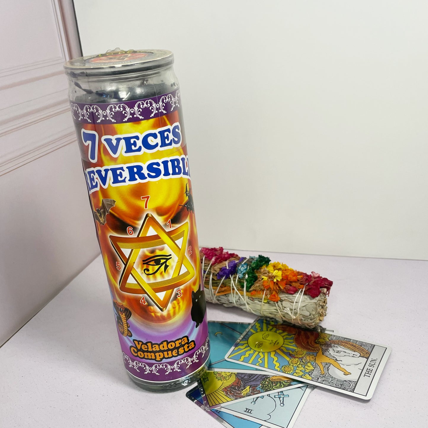 Veladora 7 Veces Reversible