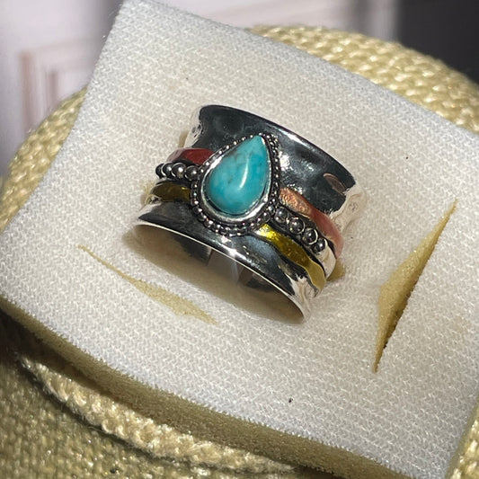 Anillo de Turquesa Mistica