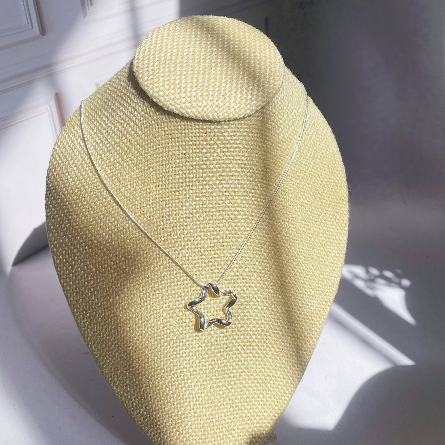 Collar Estrella Tornada Plata