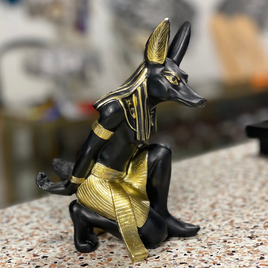 Figura Porta Botella de Anubis