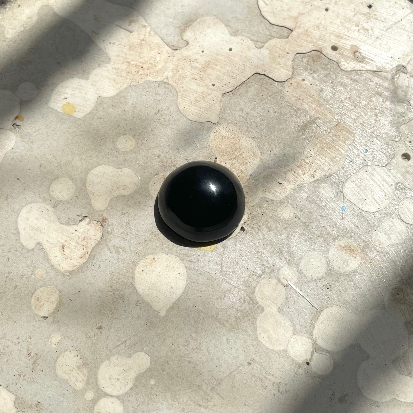 Piedra Obsidiana Para el Ombligo (Pieza)