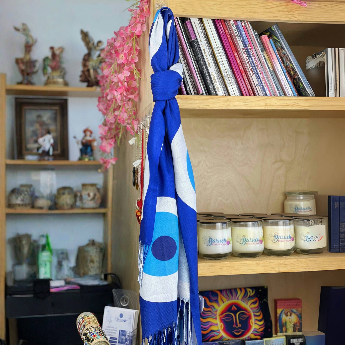 Mascada Azul con Ojo Turco