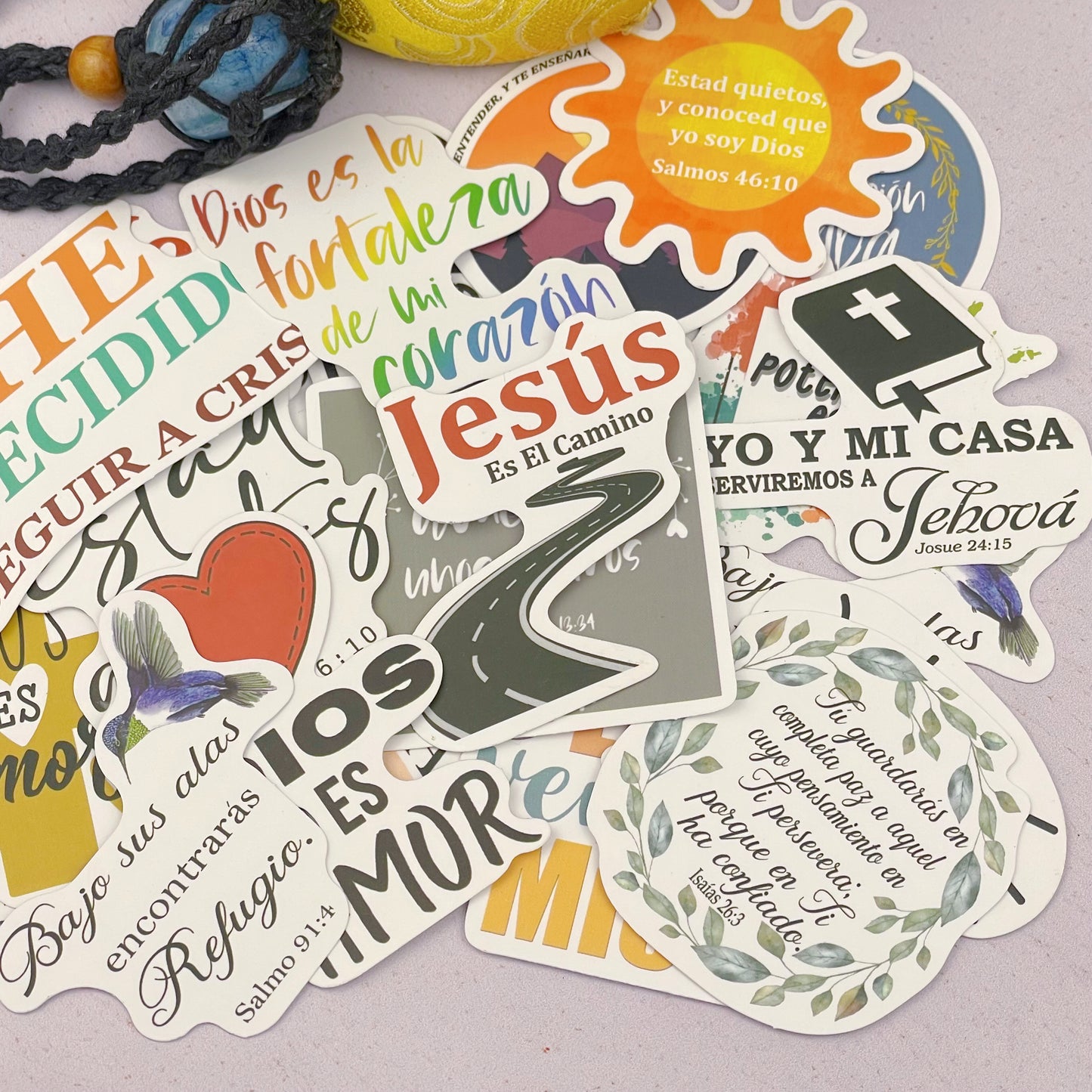 Stickers con Frases Religiosas