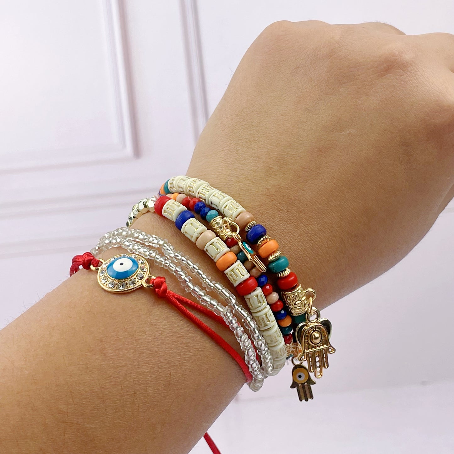 Set de Pulseras Amistad (5 Colores)
