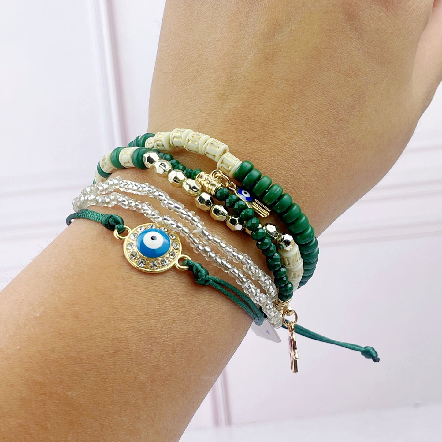 Set de Pulseras Amistad (5 Colores)