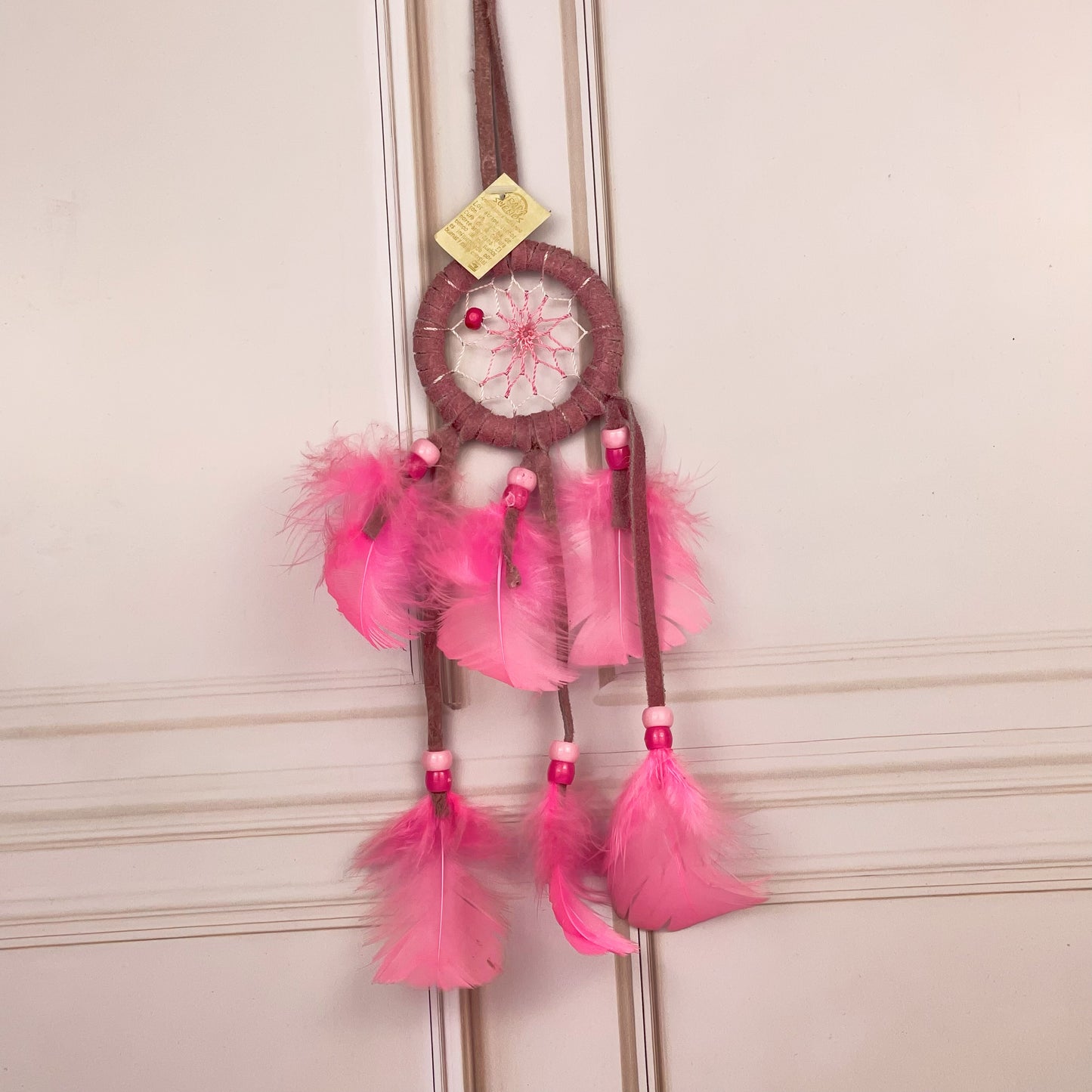 Atrapasueños Artesanal Rosa