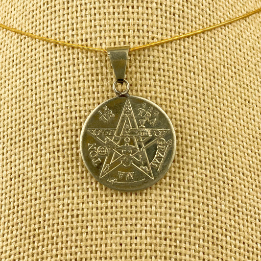 Medalla del Espiritu Santo con Tetagramatón