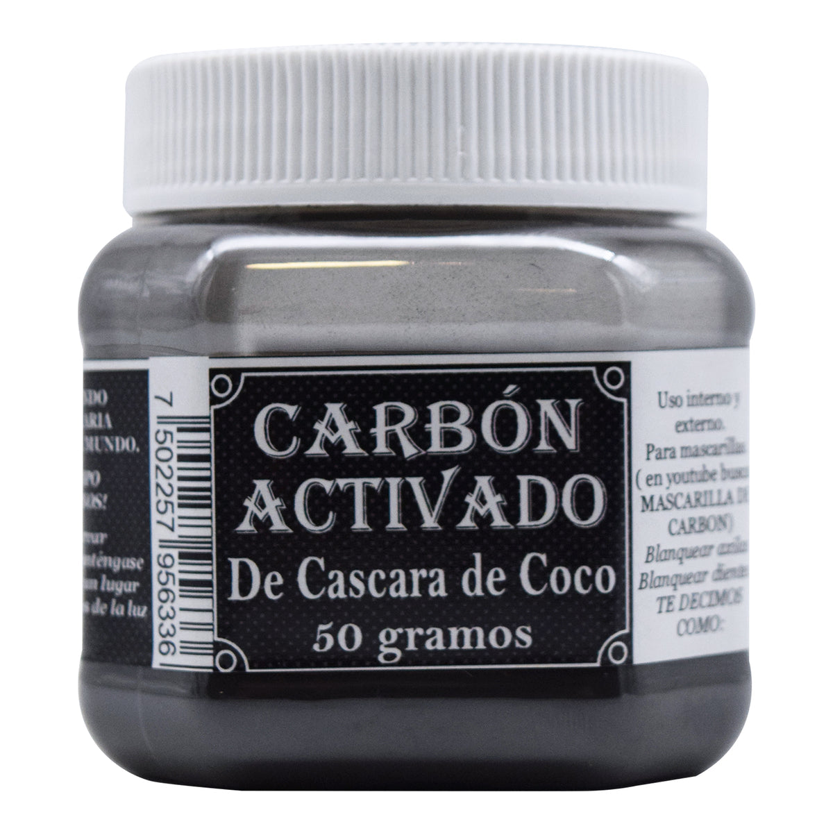 Carbon Activado de Cascara de Coco