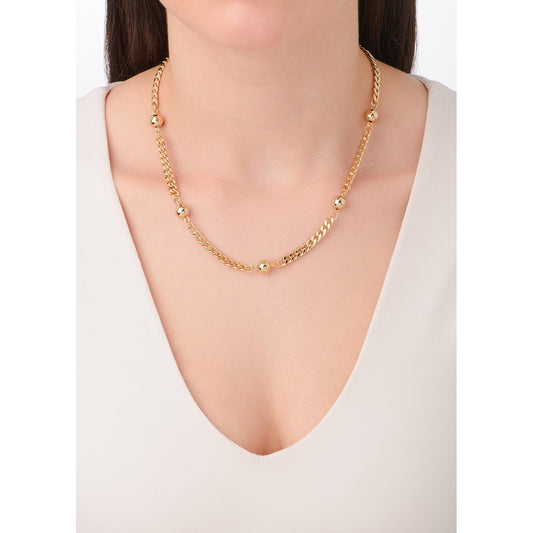 Collar Baño de Oro con Esferas NICE