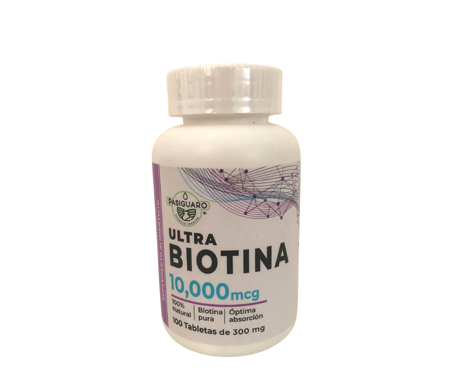 Biotina 10,000mg Pasiguaro