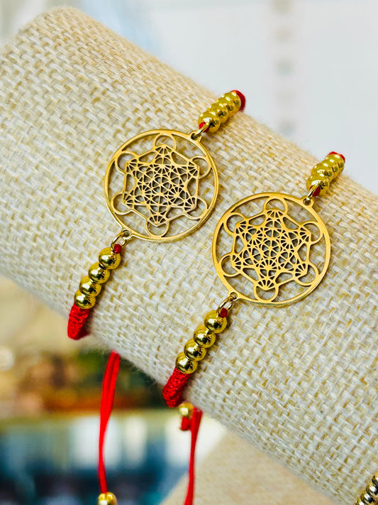Pulsera Roja Metatron.