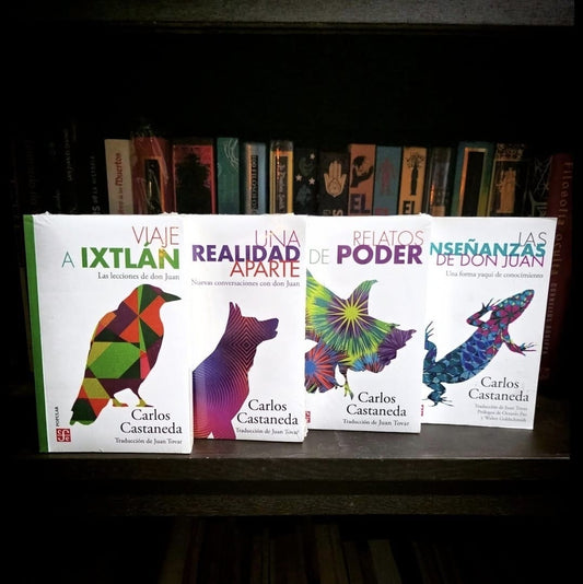 Colección De 4 Libros “Enseñanzas De Don Juan + Viaje A Ixtlán + Relatos De Poder + Una Realidad Aparte.”