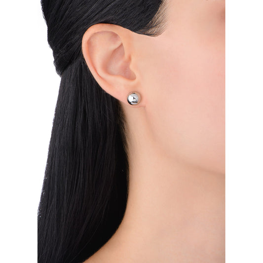 Aretes Esféricos en Baño de Platino NICE