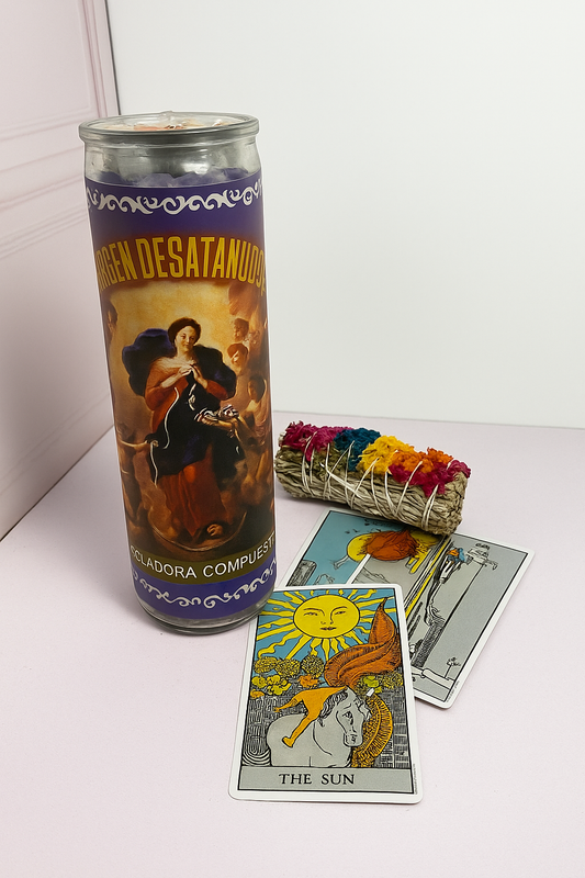 Veladora Virgen Desatanudos.