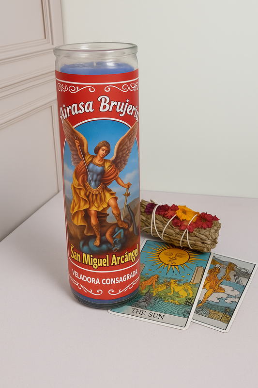 Veladora Arcángel Miguel Arrasa Brujería.