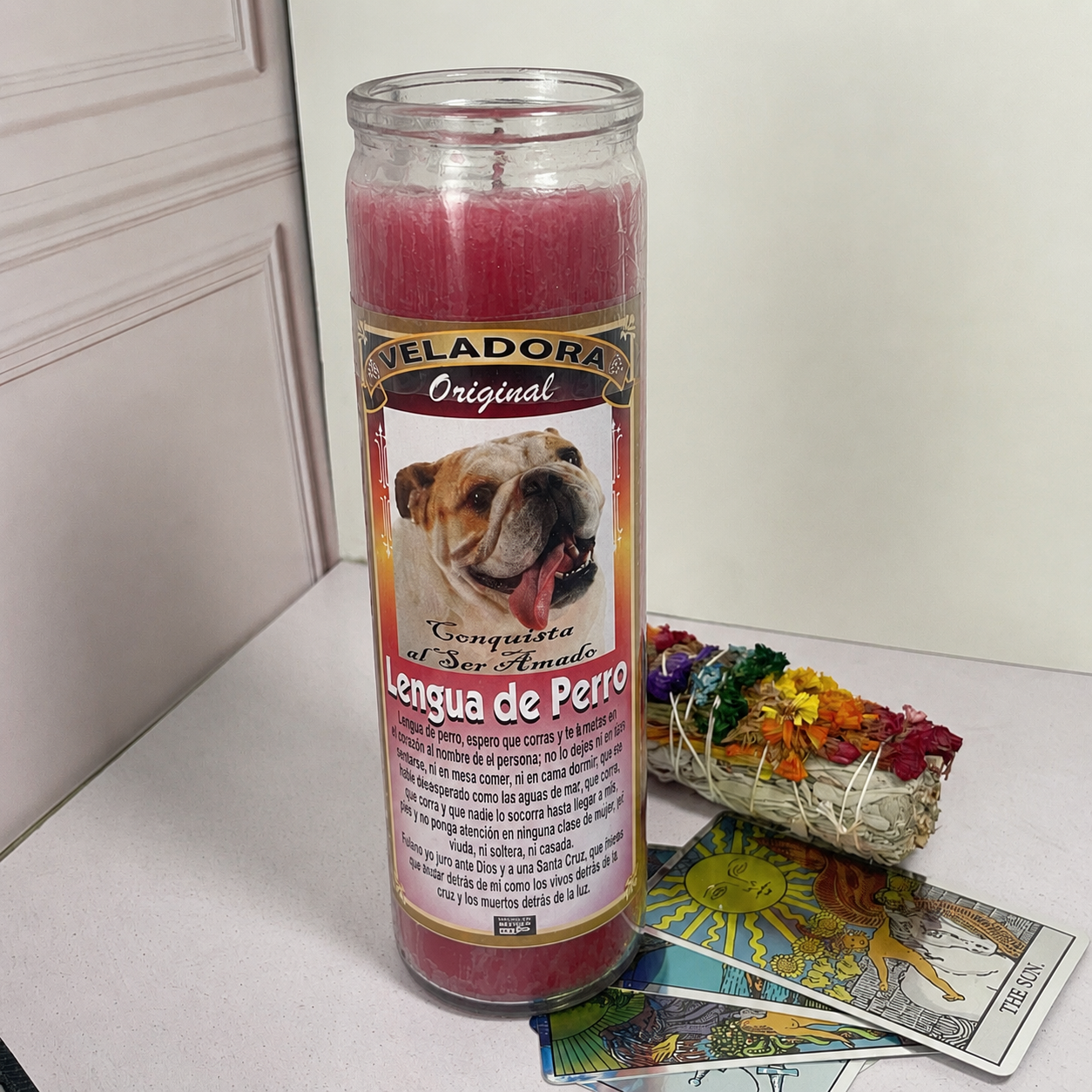 Veladora Lengua De Perro