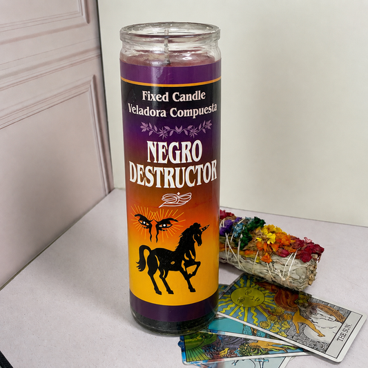 Veladora Negro Destructor