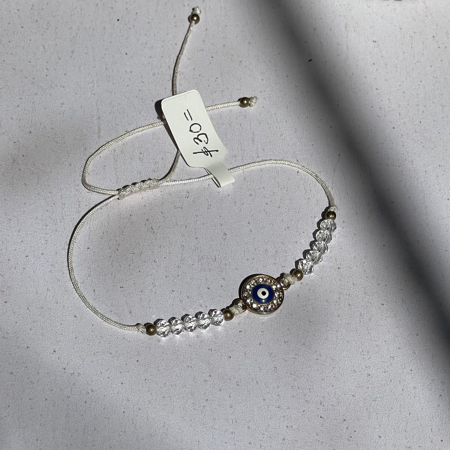 Pulseras Ajustables con Dije de Brillo