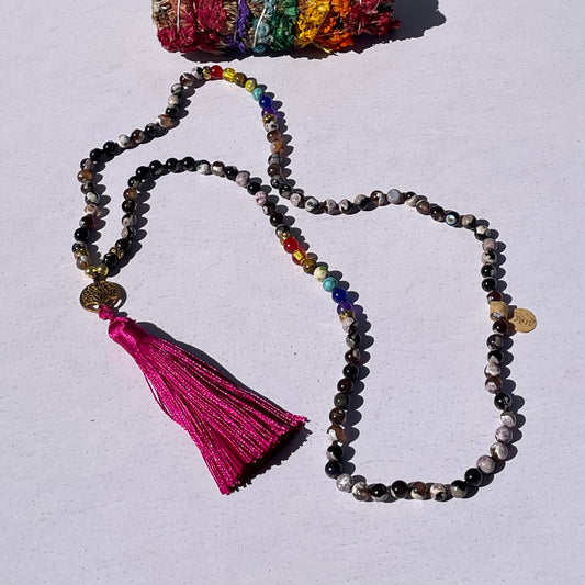 Japamala 7 Chakras Rosa