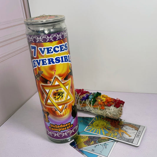 Veladora 7 Veces Reversible (Compuesta)