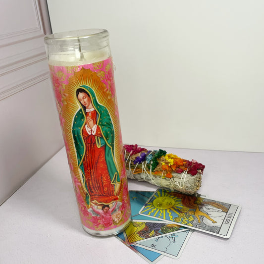 Veladora Virgen de Guadalupe
