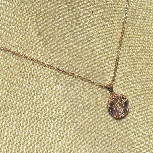 Collar Hermana Arbol de la Vida Cobre