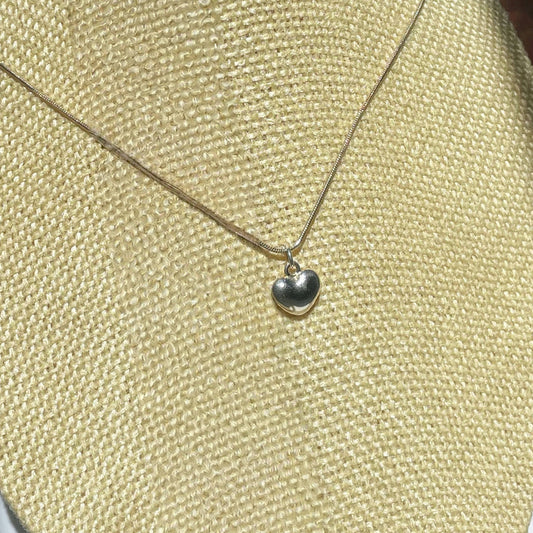 Collar de Corazon Plata Mini