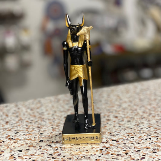 Figura de Anubis bastón 16cm
