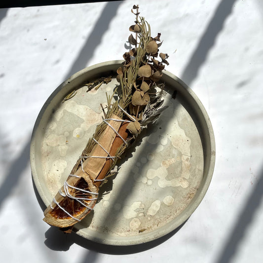 Sahumerio de la Abundancia con Naranja, Canela y Palo Santo