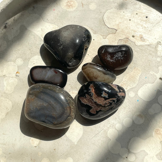 Cuarzo Agata Negra (Gramo)