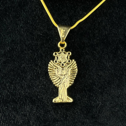 Dije de Metatron Arcangel en Chapa de Oro