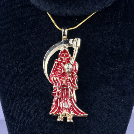 Dije de la Santa Muerte Roja