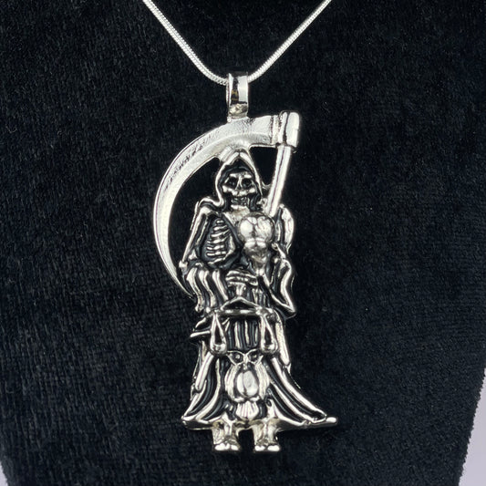 Dije de la Santa Muerte Plateado