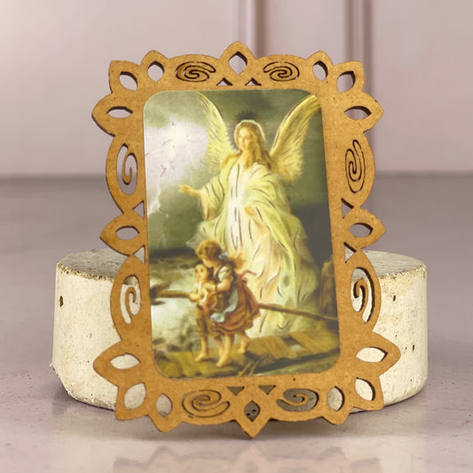 Mini Cuadro con Iman del Angel de la Guarda
