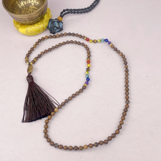 Japamala 7 Chakras Madera