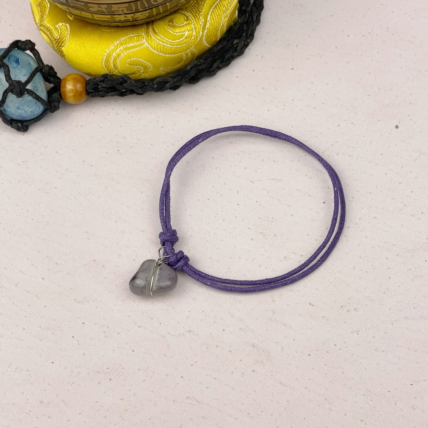 Pulseras de Hilo con Cuarzo (8 Tipos)