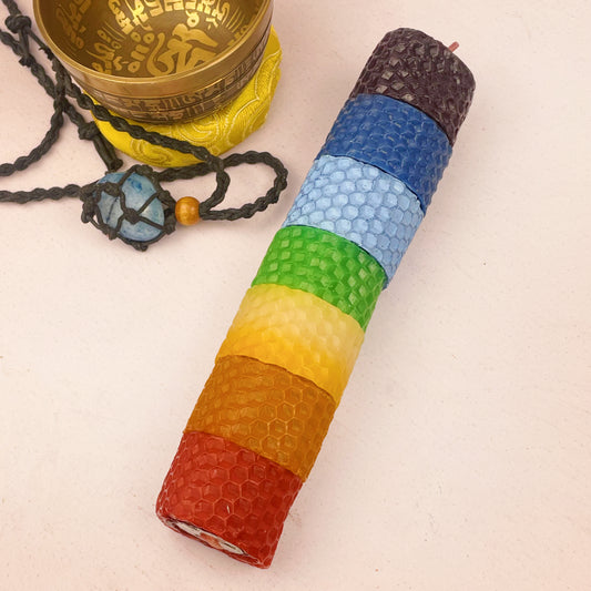 Vela de Miel 7 Chakras