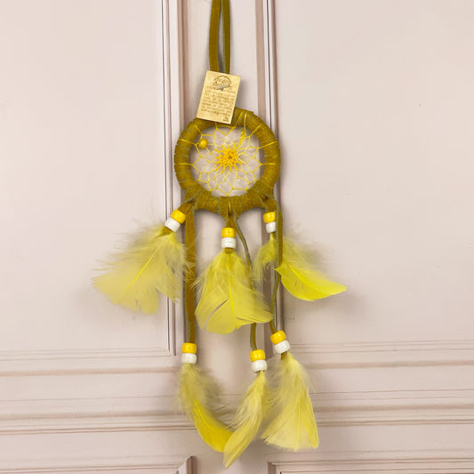 Atrapasueños Artesanal Amarillo