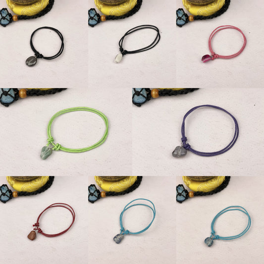 Pulseras de Hilo con Cuarzo (8 Tipos)