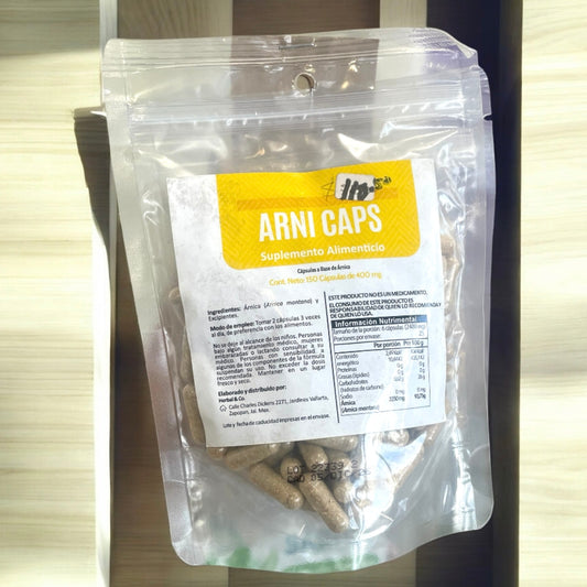 Capsulas de Arnica "ARNI CAPS" - Pasiguaro